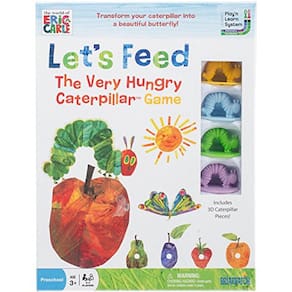 Briarpatch O Mundo de Eric Carle Vamos Alimentar a Lagarta Muito Faminta Contando Cartas Jogo Kids, Diversão Para Crianças Pré-Escolares De 3 Anos ou
