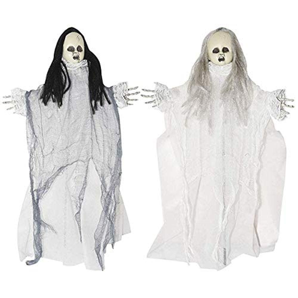 Halloween Assorted Creepy Baby Dolls, Decoração 20 Polegadas, Pacote de 2