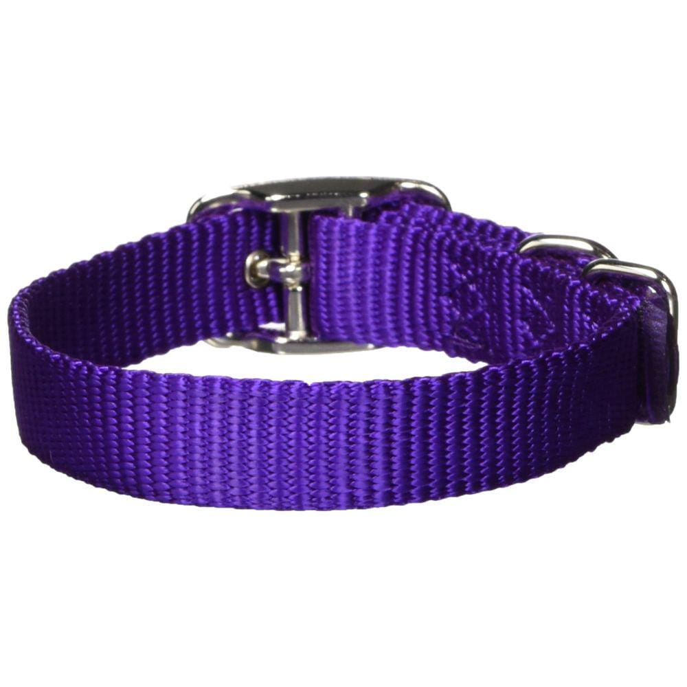 Coleira para cães Hamilton Deluxe Nylon Purple 1.6x35-50cm