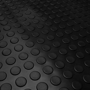 Piso Laminado 2mm Moeda em Rolo de 1,3m X 15m Kapazi - caixa com 19,5 Unidade - Preto