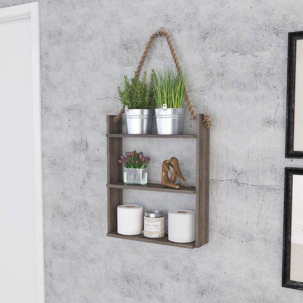 Nicho Decorativo com Corda Am3119 Movelbento Rústico