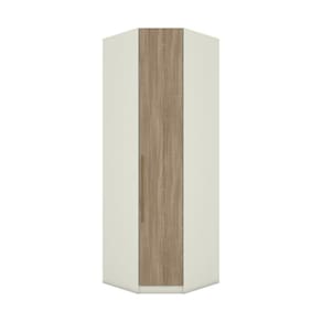 Guarda Roupa Canto Oblíquo Modulado 1 Porta Predileto Henn Areia HP/Jequitibá