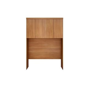 Modulado de Quarto Armário Ponte Aéreo Casal Rizon c/ 4 Portas Freijo Cumaru - Novo Horizonte