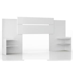 Cabeceira Cama Box Madeirado Branco Solteiro/Casal/Queen Mila Branco - Panan