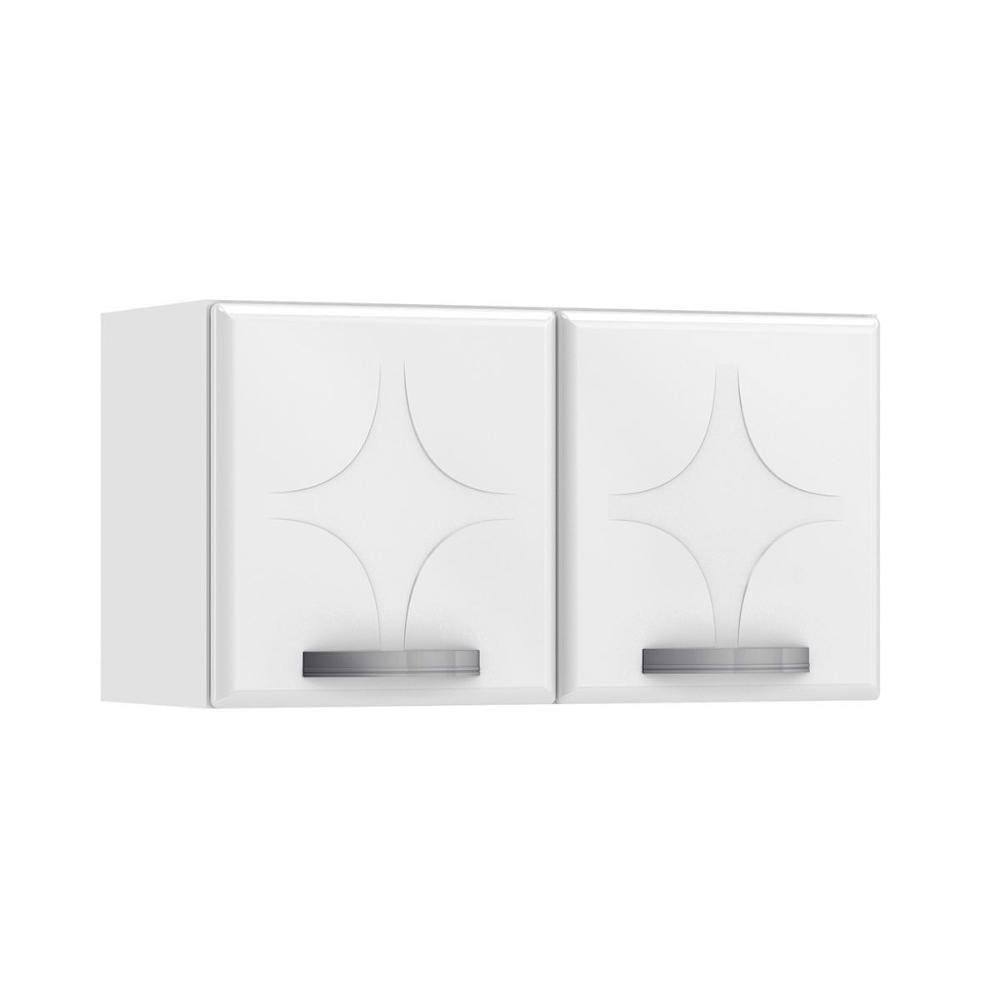 Armário Aéreo p/ Cozinha Rubi Aço c/2 Portas 70cm Branco - Telasul