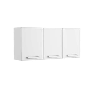 Armário Aéreo p/ Cozinha Gourmet 7008 c/ 3 Portas 120cm Branco - Bertolini