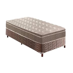 Cama Box Solteiro: Colchão Anatômico Paropas D28/EP Pasquale + Base CRC Rústico Brown(88x188)