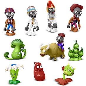 Action Figures Set, 10 peças Mini estatuetas, Genqiang Surprise Game Series PVC Brinquedos para crianças e fãs, Ideal para Coleta de Suprimentos Cupca