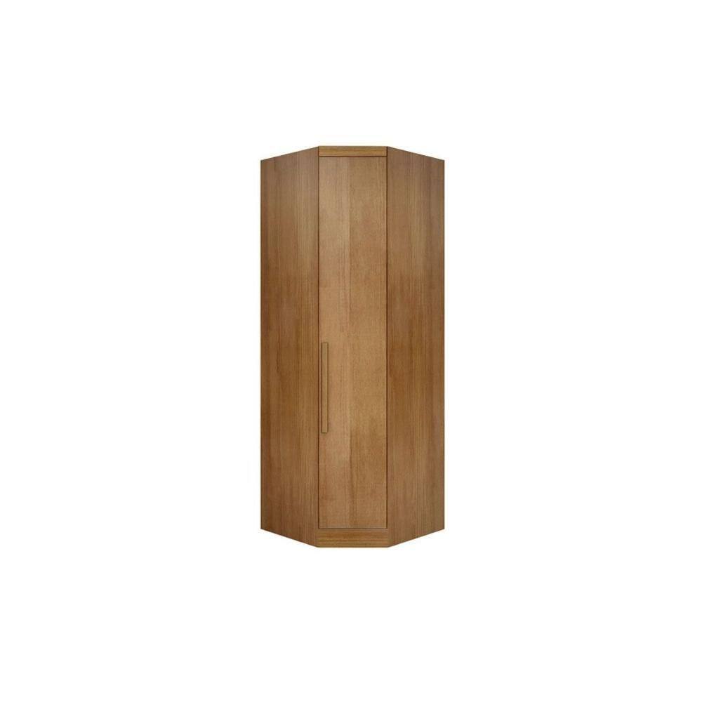 Modulado de Quarto Closet de Canto Oblíquo Rizon c/ 1 Porta Freijo Cumaru - Novo Horizonte