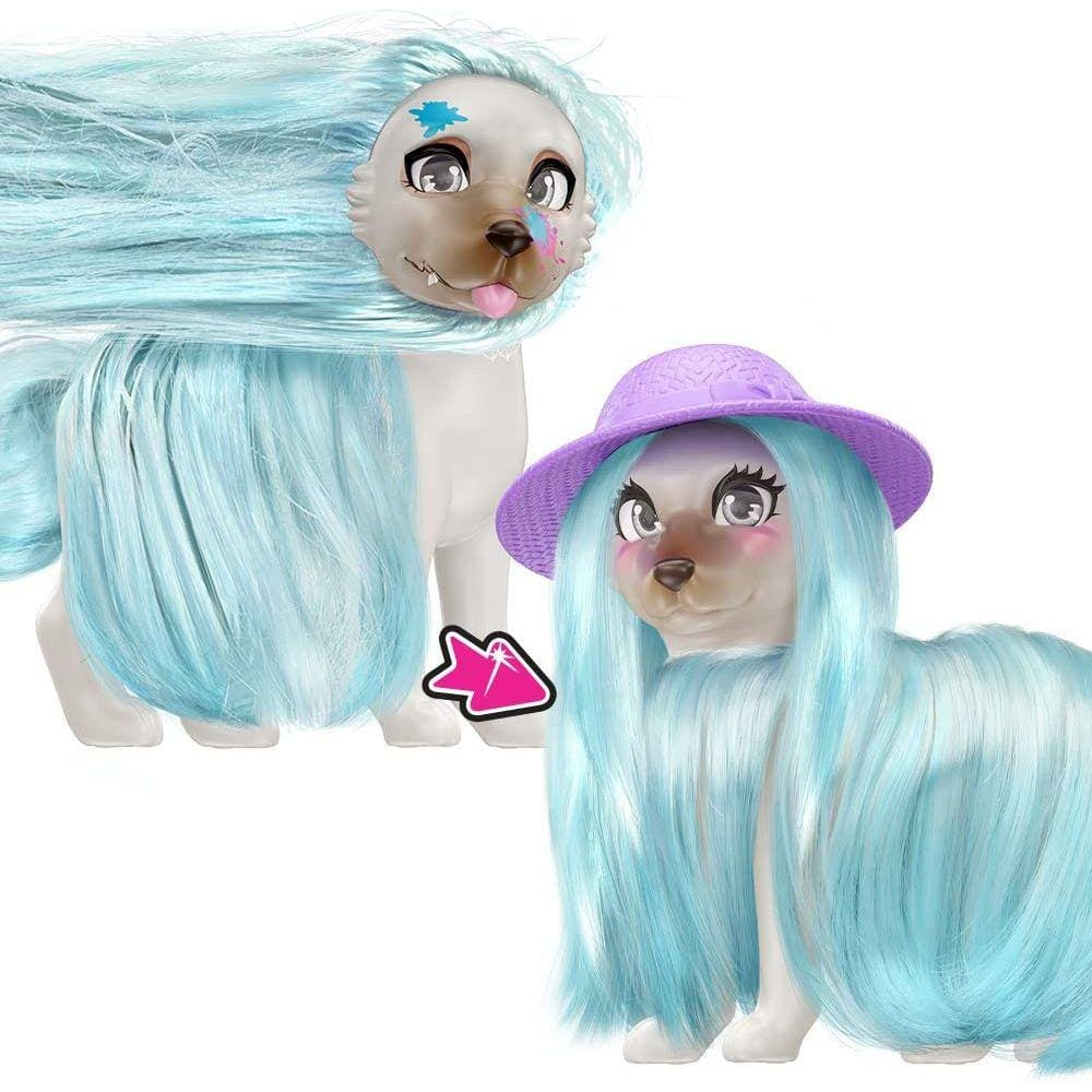 Failfix @ArteePup Total Makeover Pet Pack, 4,3 polegadas Fashion Pet com cabelo azul transformador e rosto e acessório (12820)