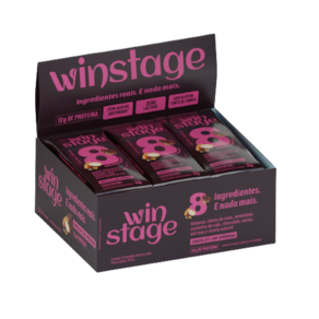 Barra de Proteína Chocolate com Amêndoas 54g WinStage 12 Unidades