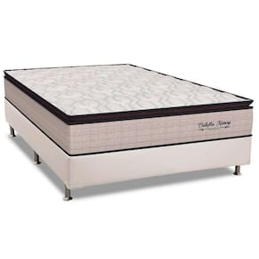 Cama Box Casal: Colchão Molas Ensacadas Orthoflex MasterPocket Memory HP + Base CRC Courano White(138x188)
