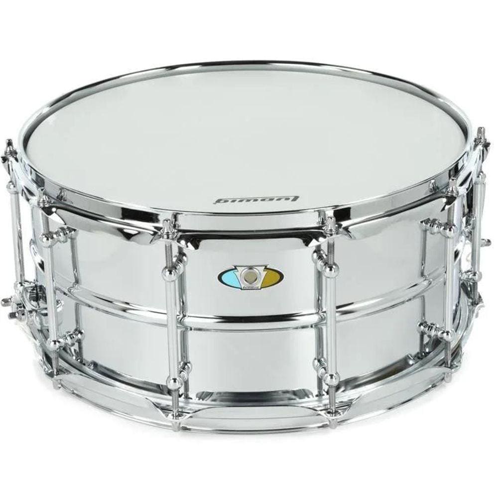 Caixa De Bateria Ludwig Supralite Steel Aço 14X5,5 / 6,5 E 8