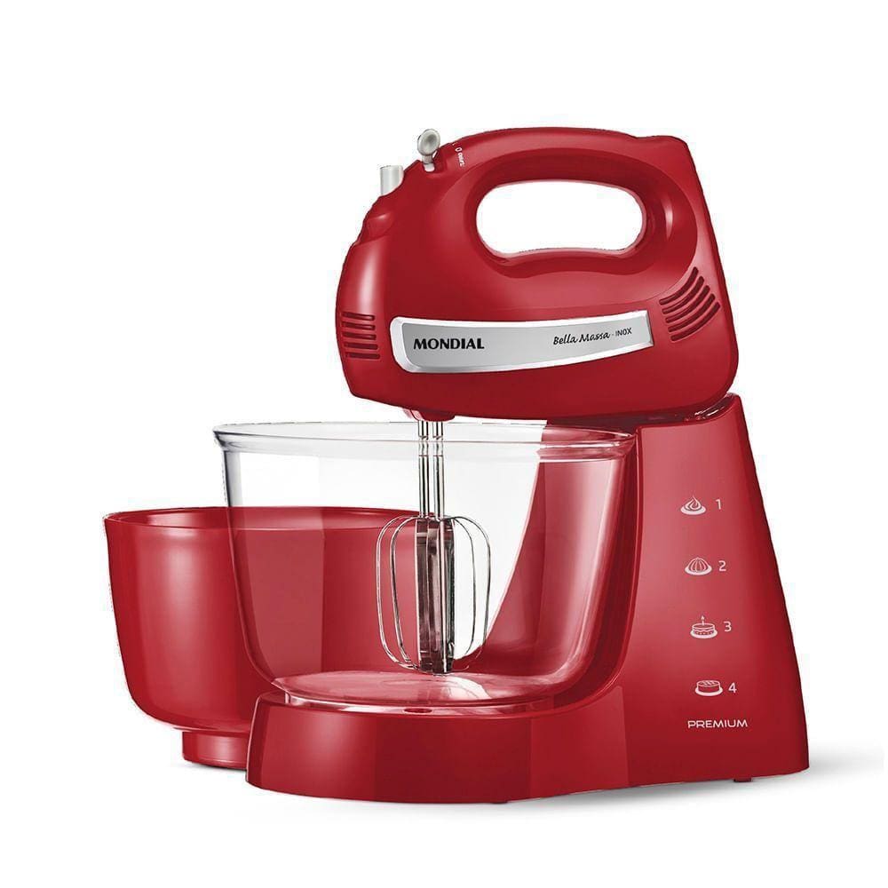 Batedeira Premium Bella Massa Mondial B-29 220v vermelho