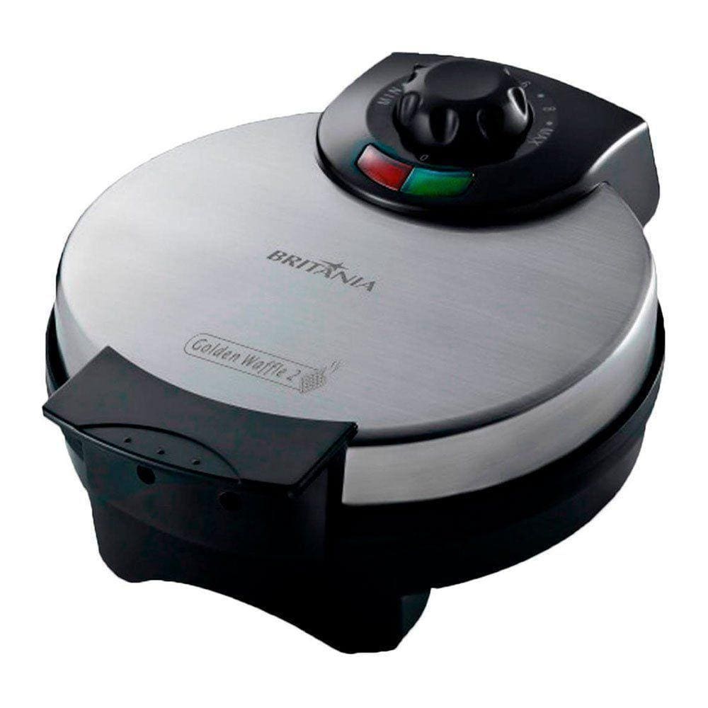 Máquina De Waffle Golden Britânia Preto 220V