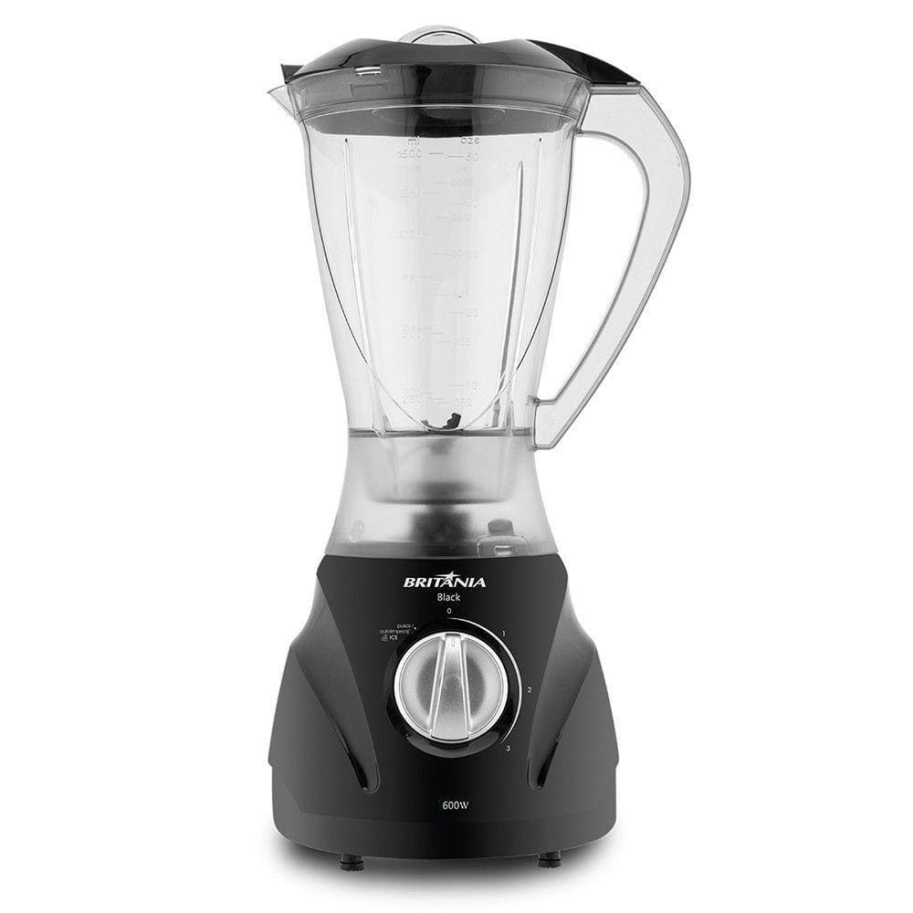 Liquidificador Diamante Black 2,1L 600w Britânia Preto 220v