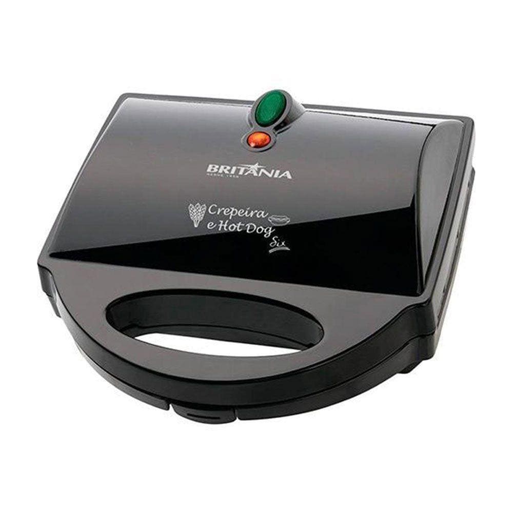 Crepeira Six 6 Crepes Britânia Preto 127v