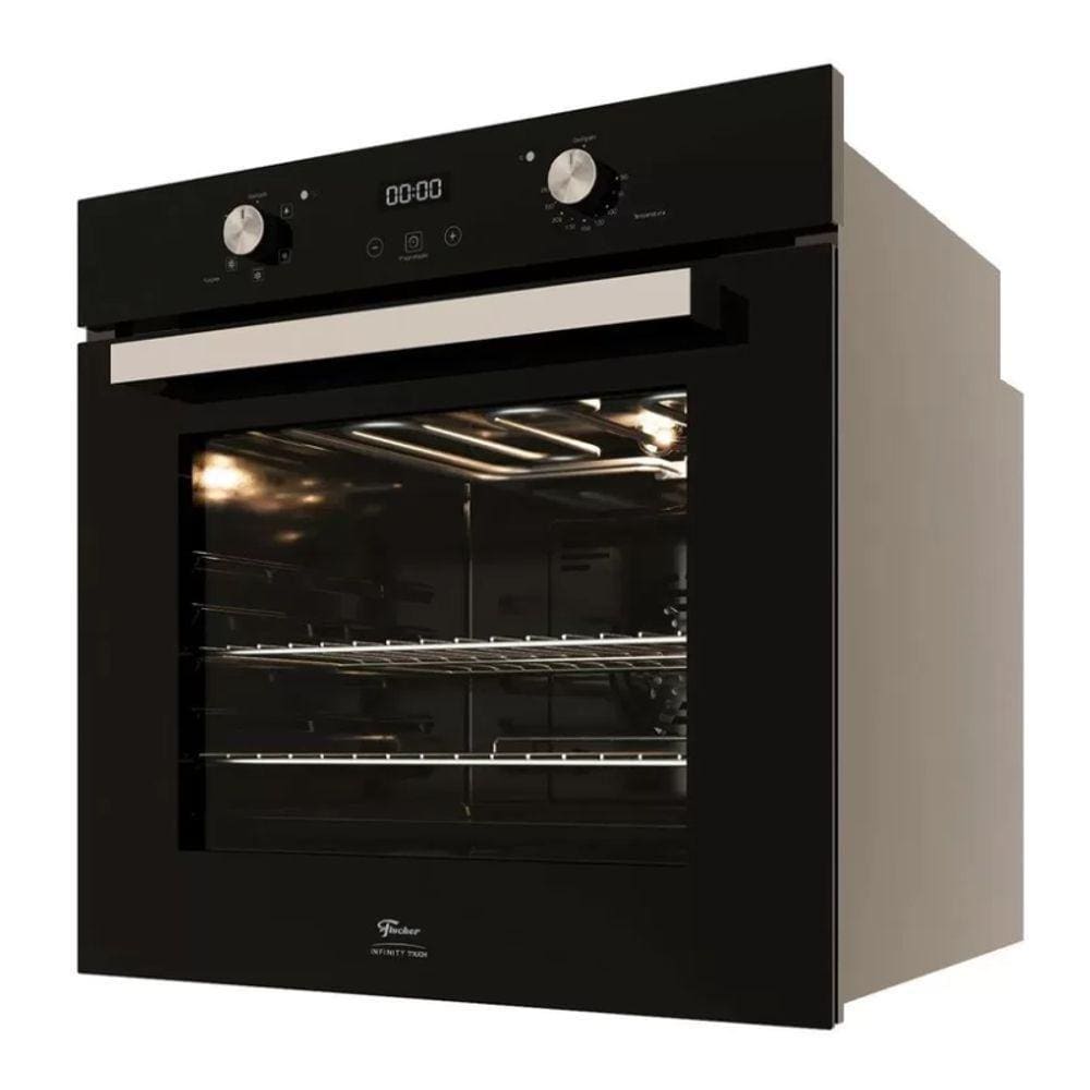 Forno Elétrico Infinity Touch De Embutir 220v Preto - Fischer 82l