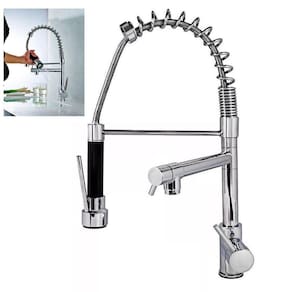 Torneira Monocomando Dois Jatos Misturar Agua Quente Fria Cozinha Gourmet Mesa Cuba Bancada Luxo