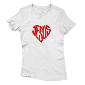 Camiseta Camisa Feminina Algodao Jesus Coraçao Pastoral Catolica Rezar Cristã