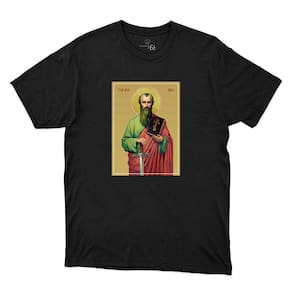 Camiseta Masculina Algodao Estampa Santo São Paulo Tecido Macio Otima Qualidade