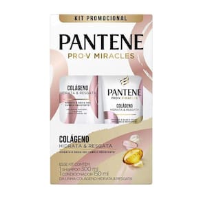 Shampoo 300Ml + Condicionador 150Ml Pantene Colágeno Hidrata
