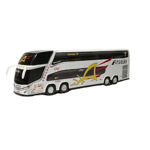 Brinquedo Miniatura Ônibus Viação Araújo 1800 Dd 30Cm