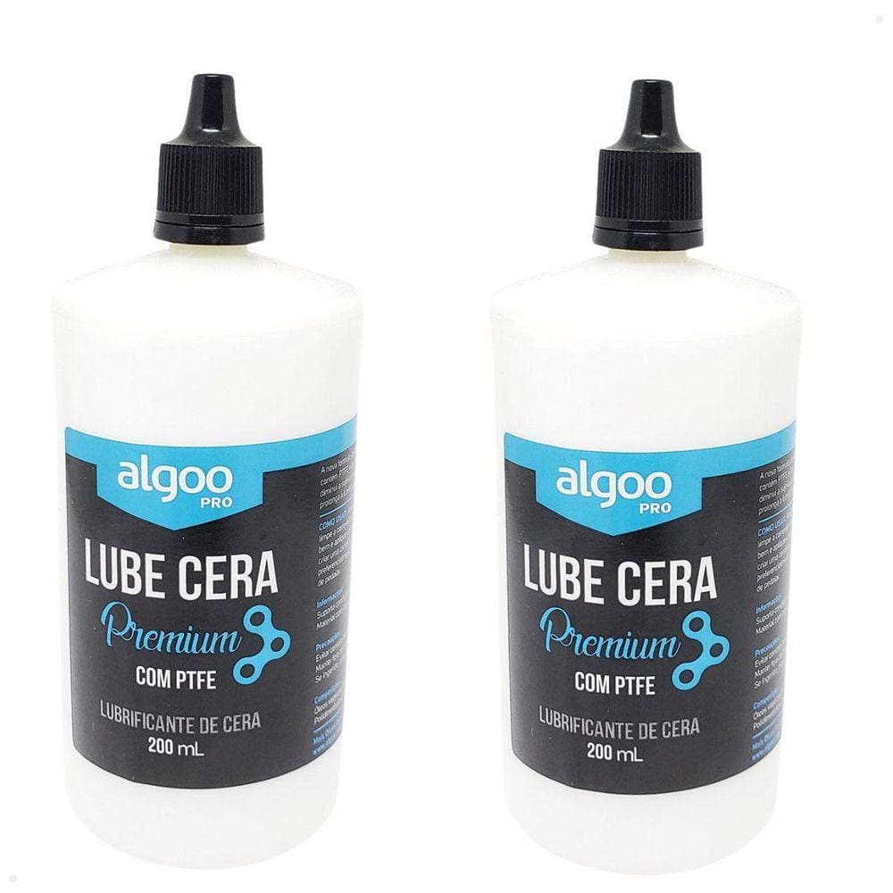 2 Lubrificante Óleo De Cera Corrente Bike Algoo Pro 200Ml