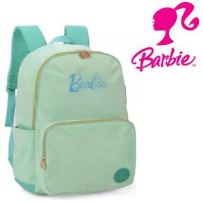Mochila Bolsa Costas Barbie Turquesa Filme Juvenil Meninas