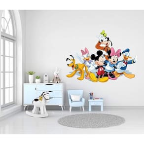 Adesivo De Parede Turma Do Mickey