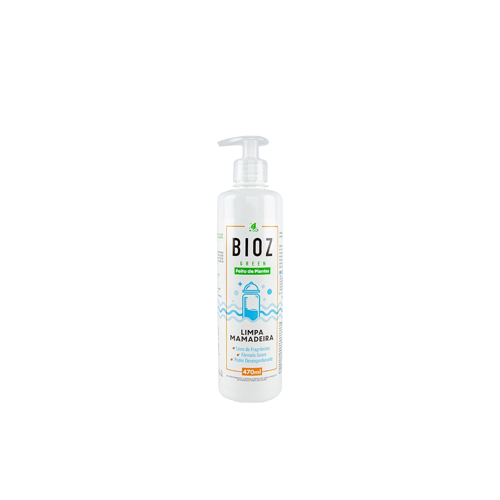 Kit 3X: Limpa Mamadeira Baby Biodegradável BioZ Green 470ml
