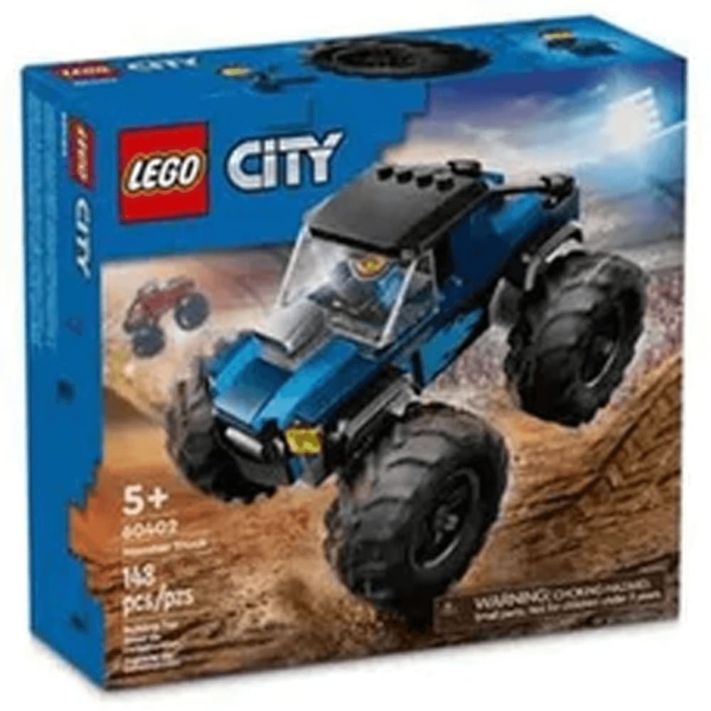 Lego City 60402 Aventuras com Monster Truck Azul 148 Peças