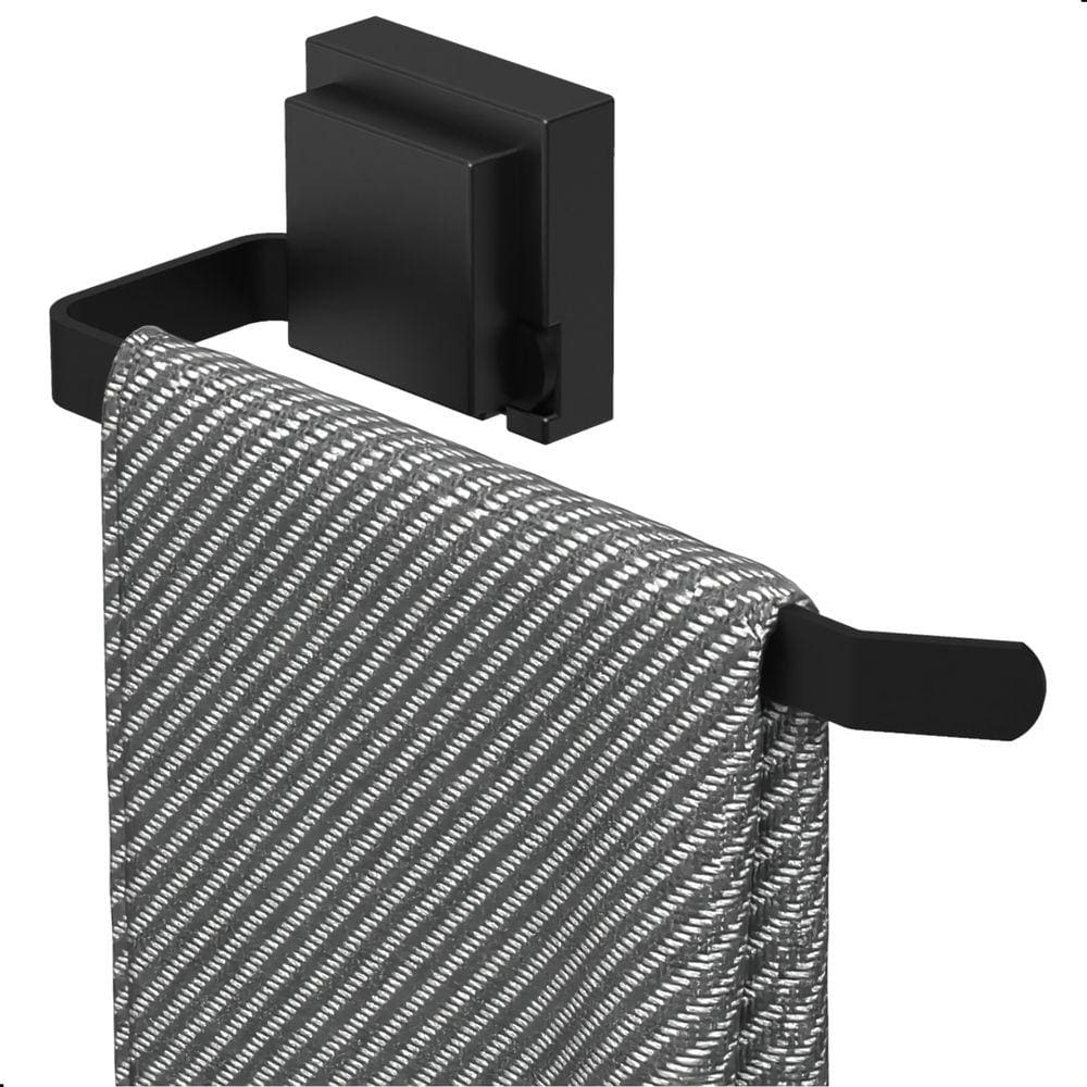 Porta Toalha de Rosto Suporte com Ventosa Preto F.Max
