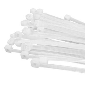 Abraçadeira De Nylon 200 X 3,6 Branca Com 1000 Peças - Fertak