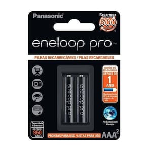 Pilha Recarregável Eneloop Pro Aaa2 Panasonic 02 Unidades [f108]