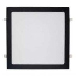 Painel Led Embutir 24w 4100k Preto Preto - 18w