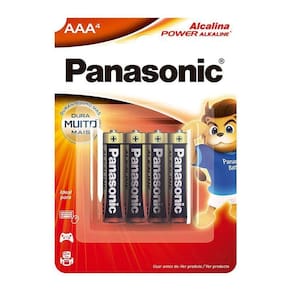 Pilha Alcalina Aaa Sm-4 Panasonic Lr03xab-4b192 [f108]