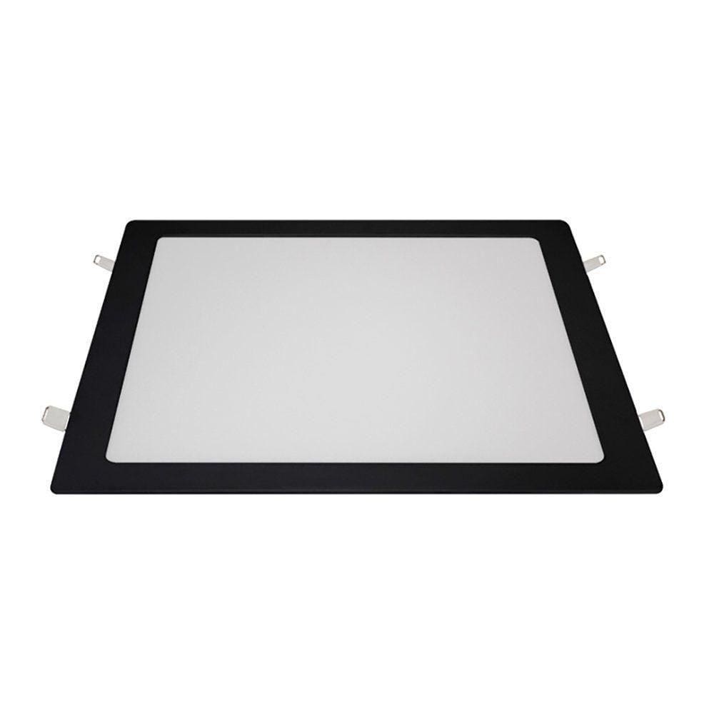 Painel Led Embutir 24w 3000k Preto Preto - 24w