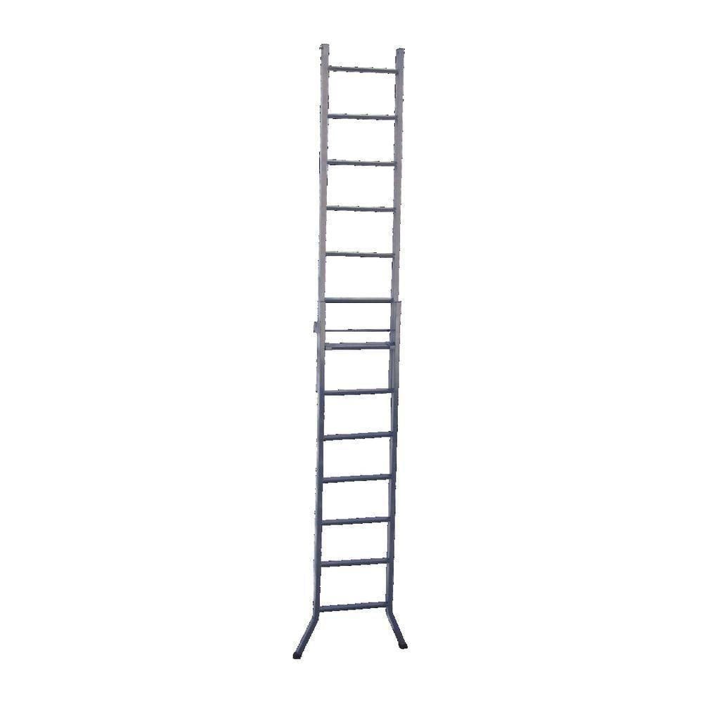 Escada 3 Em 1 Extensiva De Aço 13 E 7 Degraus 390Cm