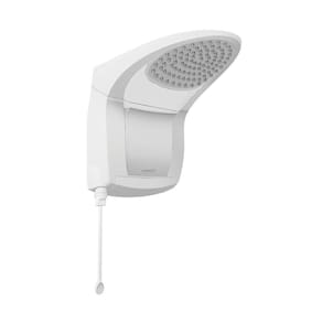 Ducha Chuveiro Acqua Jet Alta Vazão Lorenzetti - Branco E Cromado Voltagem:127v 127v