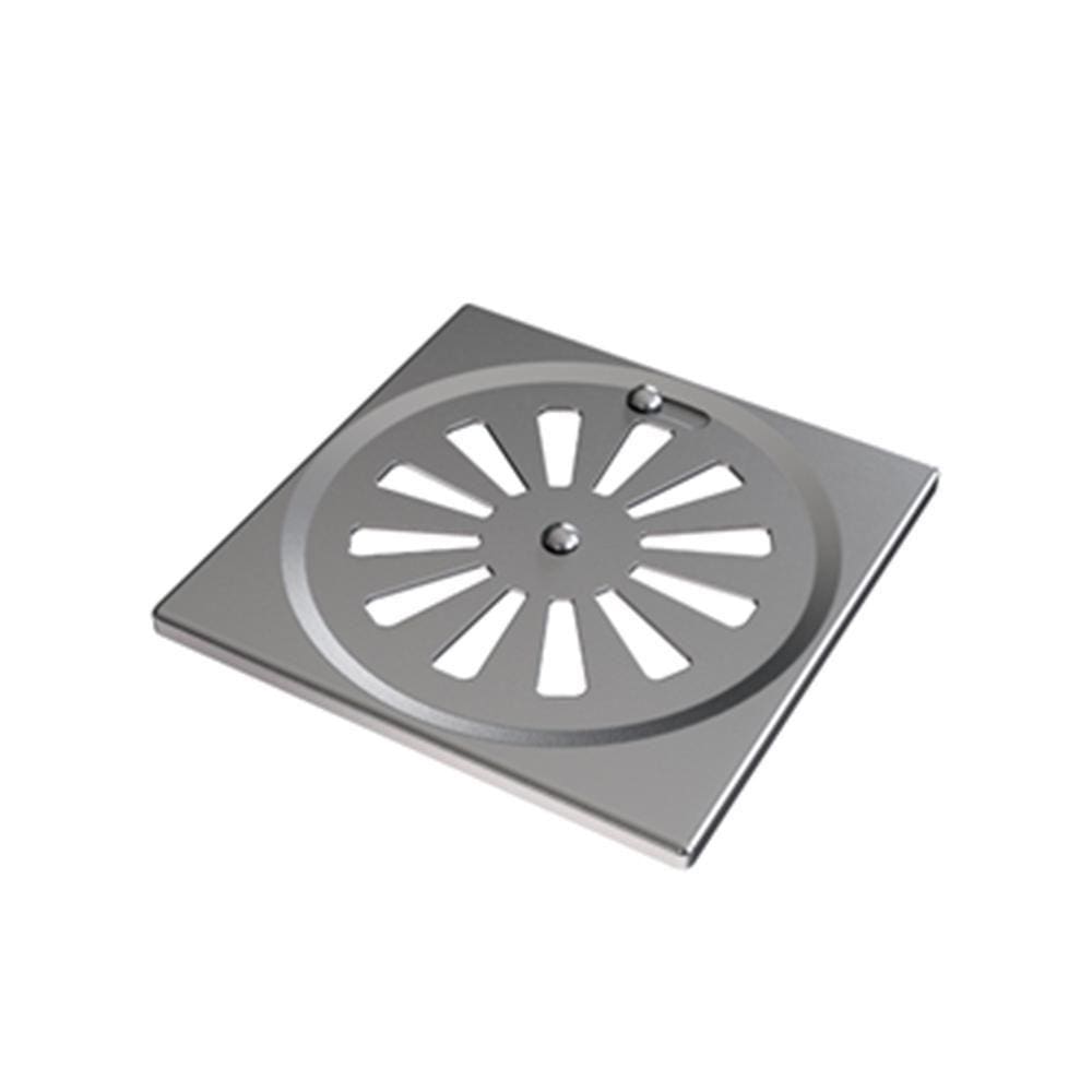 Tampa De Ralo Inox 10cm Quadrado - Docol