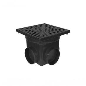 Caixa Coletora De água Pluvial Pequena Preta 4,5l (41 X 41 X 20 Cm)