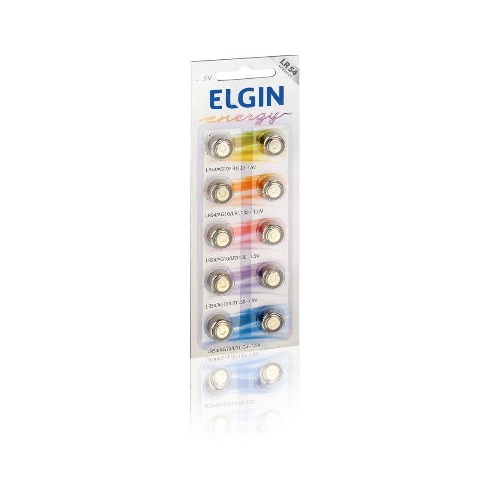 Bateria Alcalina Elgin Ag10/Lr1130/Lr54