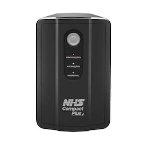 Nobreak Nhs 1200va Compact Plus 4 Biv/120 Preto Bivolt