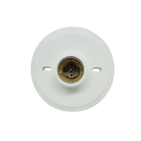 Plafon Foxlux Plast Br Soq E-27 Porcelana Blister 4014