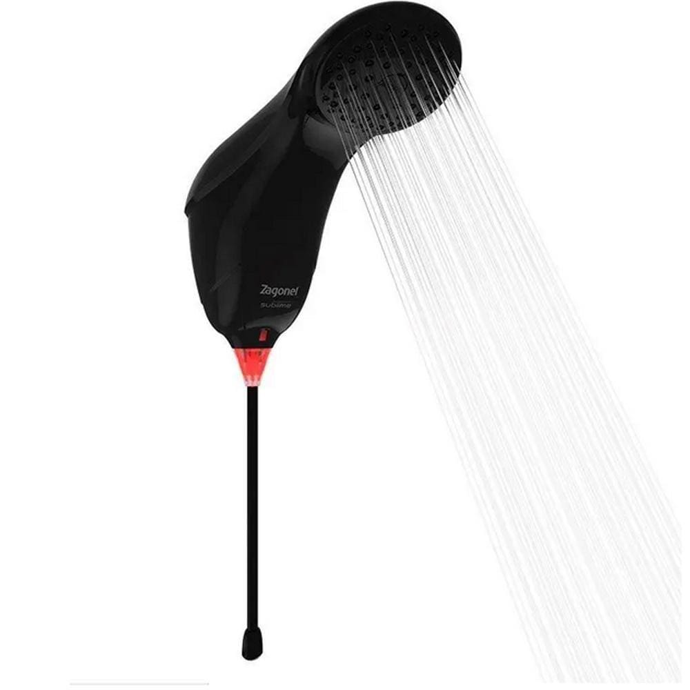 Chuveiro Ducha Sublime Eletrônica Zagonel - Preto Voltagem:220v 220v