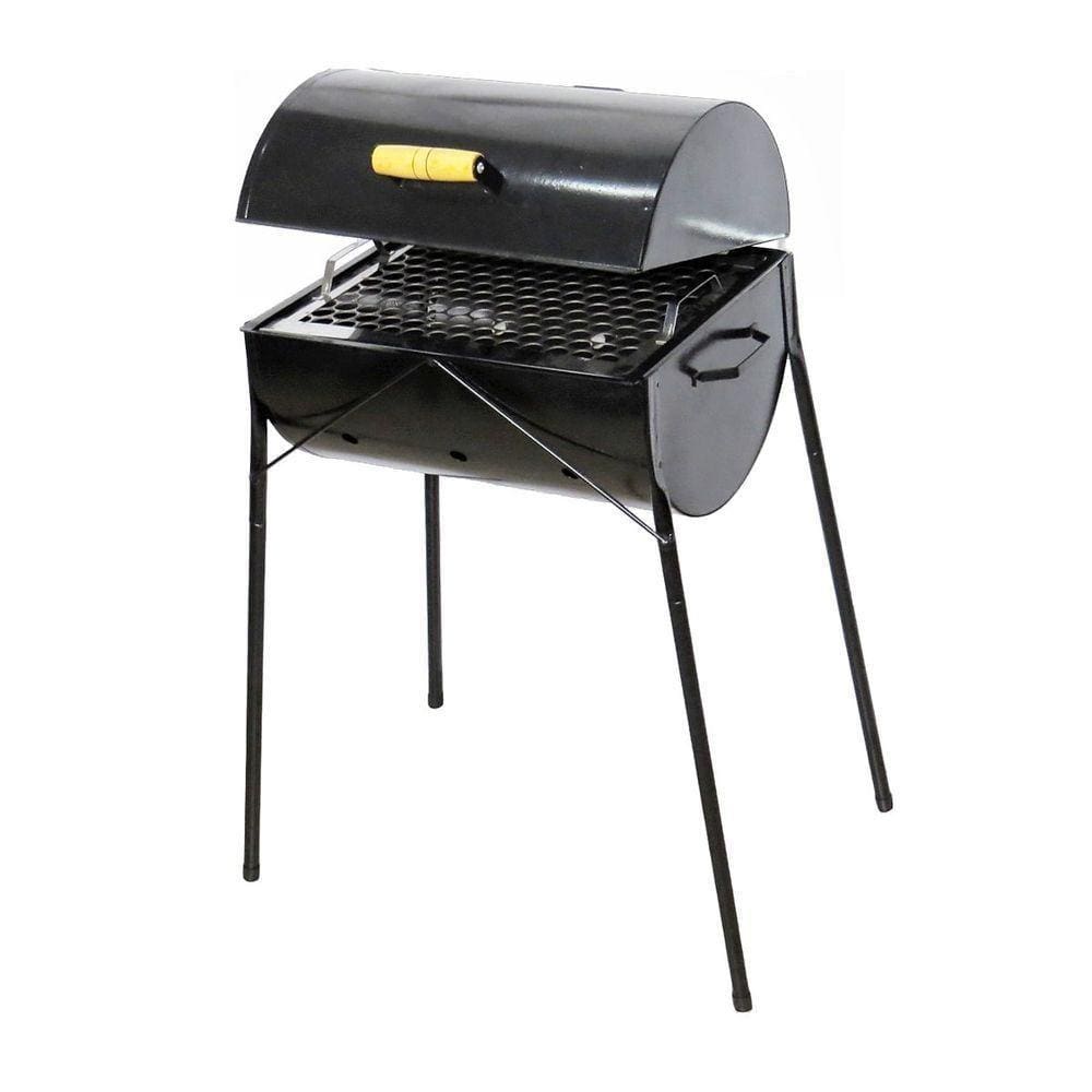 Churrasqueira Master Grill Aço Carbono E Grelha 90X38X30Cm