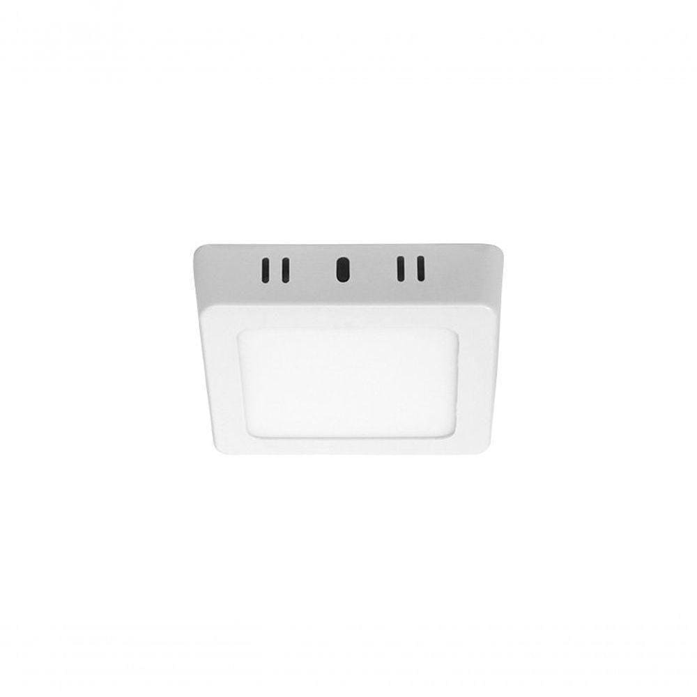 Painel Led 6w Quadrado Sobrepor - Taschibra 3000k (amarela)