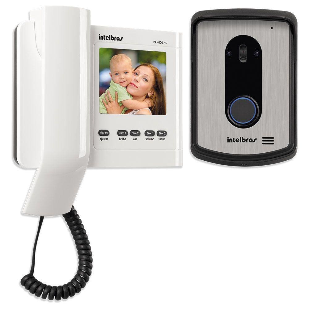 Intelbras Iv4010 Hs Kit Videoporteiro Lcd
