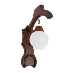 Arandela Sela De Cavalo Envelhecido 1 Lâmpada 930E